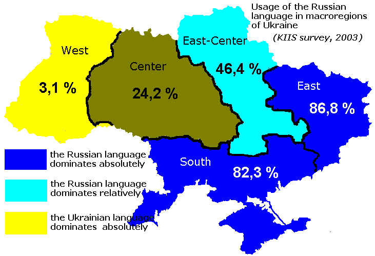 Russian Spoken In Ukraine Is 6