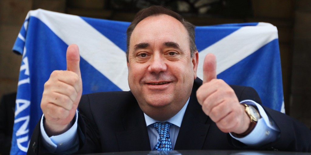 Alex Salmond Retains His Post As First Minister And Creates Scotland's First Majority Government