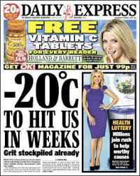 Britain Braces Itself For Worst Daily Express Weather Headlines For 100  Years! - www.boblethaby.co.uk